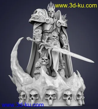 巫妖之王-3D打印模型的图片