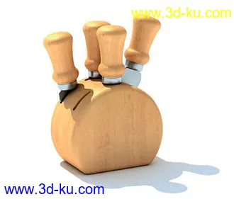 刀具,刀架,刀桶,打蛋器,盛蛋器,奶酪切片器,模型合集的图片
