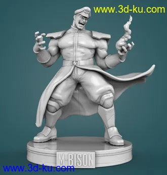 《街头霸王》拜森-3D打印模型的图片
