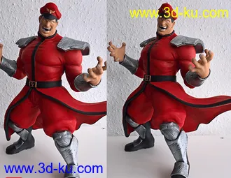 《街头霸王》拜森-3D打印模型的图片