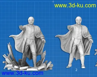 《X战警》万磁王-3D打印模型的图片