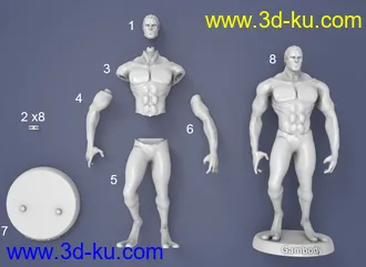 《全职猎人》孟徒徒尤匹-3D打印模型的图片2