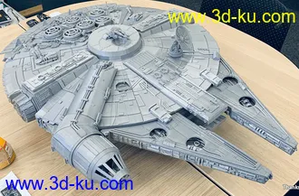 《星球大战》千年隼号-3D打印模型的图片