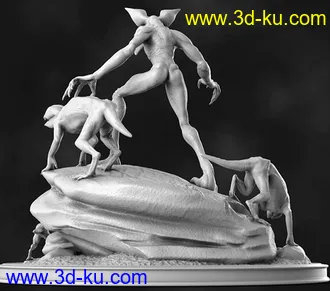 《龙与地下城》狄摩高根-3D打印模型的图片