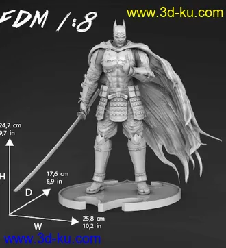 《忍者蝙蝠侠》角色-3D打印模型的图片