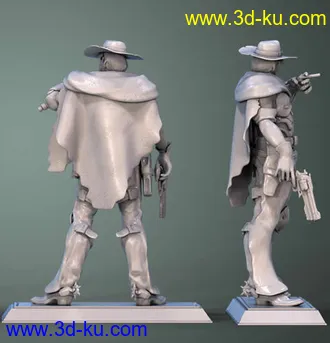 《守望先锋》麦克雷-3D打印模型的图片