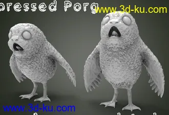 《星球大战》Porgs-3D打印模型的图片