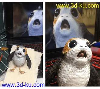 《星球大战》Porgs-3D打印模型的图片