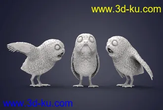 《星球大战》Porgs-3D打印模型的图片