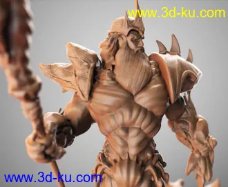 海神波塞冬-3D打印模型的图片