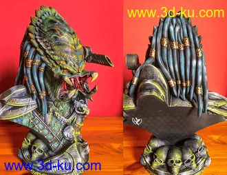 《铁血战士》捕食者-3D打印模型的图片