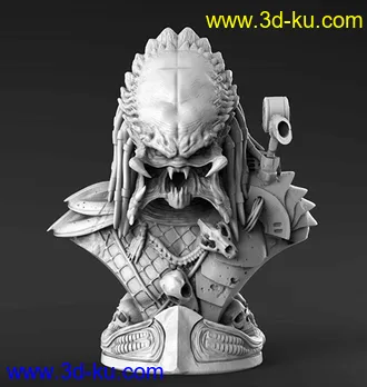 《铁血战士》捕食者-3D打印模型的图片