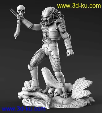 《铁血战士》捕食者-3D打印模型的图片