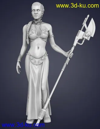 《星球大战V:帝国反击战》莱娅公主-3D打印模型的图片