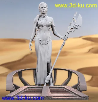 《星球大战V:帝国反击战》莱娅公主-3D打印模型的图片
