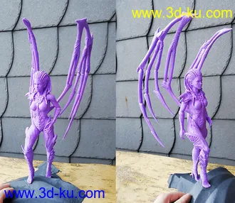 刀锋女王-3D打印模型的图片