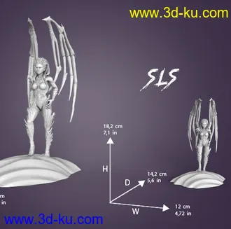 刀锋女王-3D打印模型的图片