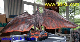 怪兽-拉顿Rodan-3D打印模型的图片