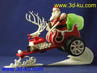 圣诞老人-3D打印模型的图片