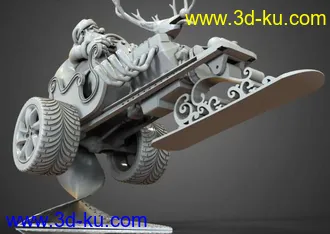 圣诞老人-3D打印模型的图片