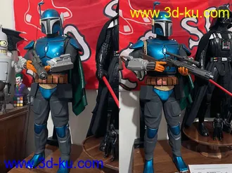 《星球大战》波巴·费特-3D打印模型的图片