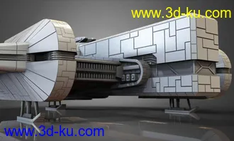 《星球大战》太空飞船Ebon Hawk-3D打印模型的图片