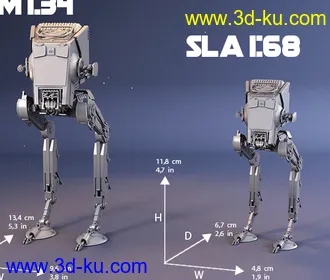 《星球大战》机器人,飞船,星际战机-3D打印模型的图片