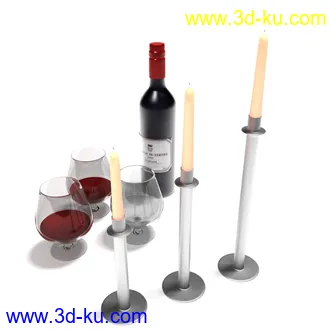 蜡烛,蜡烛台,蜡烛架,杯烛台,油灯模型合集的图片