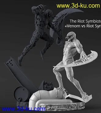 《毒液》角色Riot-3D打印模型的图片