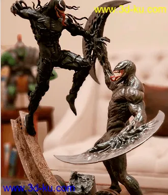 《毒液》角色Venom-3D打印模型的图片