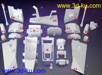 星球大战-T-47-3D打印模型的图片