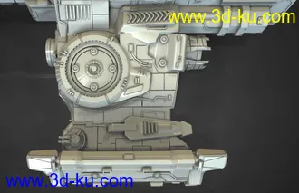 《星际争霸Ⅱ》战列巡航舰Battlecruiser-3D打印模型的图片1
