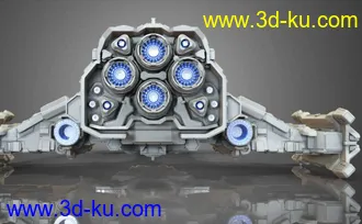 《星际争霸Ⅱ》战列巡航舰Battlecruiser-3D打印模型的图片4