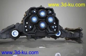 《星际争霸Ⅱ》战列巡航舰Battlecruiser-3D打印模型的图片