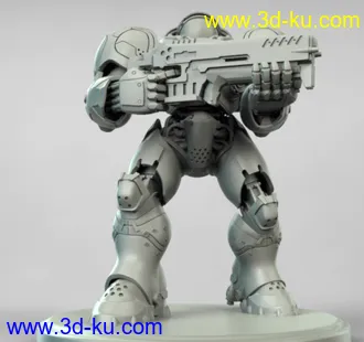 《星际争霸Ⅱ》陆战队员-3D打印模型的图片1