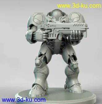 《星际争霸Ⅱ》陆战队员-3D打印模型的图片6