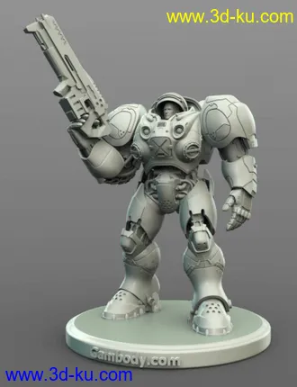 《星际争霸Ⅱ》人类-3D打印模型的图片