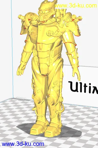 动力装甲-3D打印模型的图片