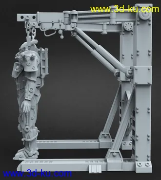 动力装甲-3D打印模型的图片