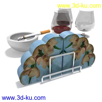 红酒,红酒杯,香烟,烟灰缸,红酒架,啤酒,酒瓶,雪茄,柠檬,冰,杯子,起子,开瓶器,模型合集的图片