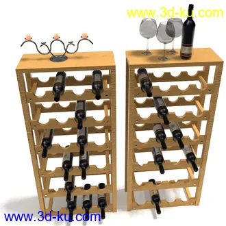 红酒,红酒杯,香烟,烟灰缸,红酒架,啤酒,酒瓶,雪茄,柠檬,冰,杯子,起子,开瓶器,模型合集的图片