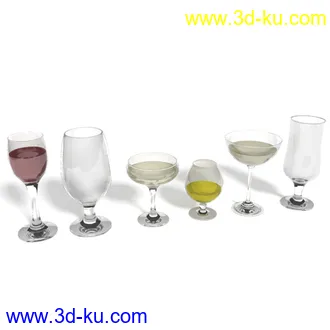 红酒,红酒杯,香烟,烟灰缸,红酒架,啤酒,酒瓶,雪茄,柠檬,冰,杯子,起子,开瓶器,模型合集的图片