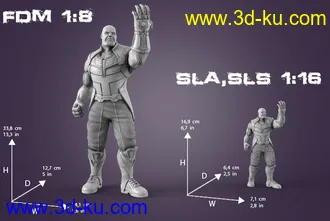 漫威反派-灭霸-3D打印模型的图片