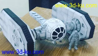 星球大战-TIE履带车-3D打印模型的图片