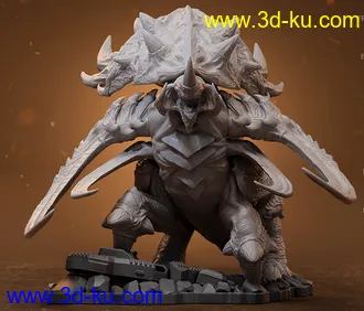 《星际争霸2》雷兽,猛犸-3D打印模型的图片