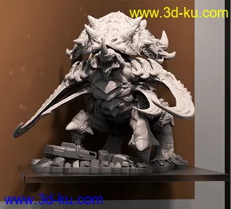 《星际争霸2》雷兽,猛犸-3D打印模型的图片