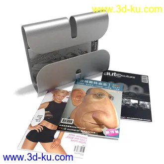 垃圾桶,烧纸桶,杂志,杂志架,相片架,相架,柚子,樱桃,钟表,模型合集的图片