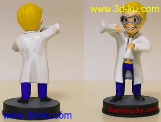 《辐射》Vault Boy-3D打印模型的图片