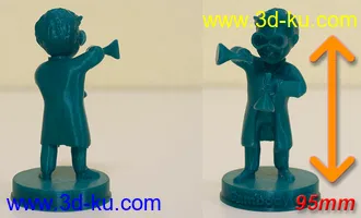 《辐射》Vault Boy-3D打印模型的图片