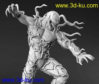 美国漫威漫画-毒液-3D打印模型的图片